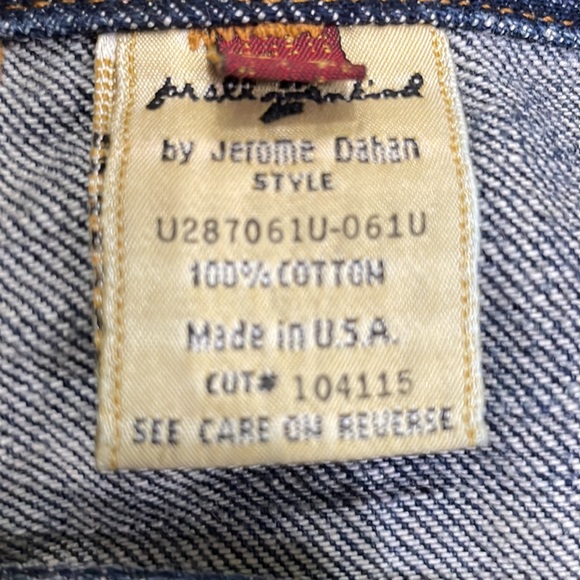 7 For All Mankind by Jerome Dahan Womens Denim Blue Jean Skirt - Size 28 - Picture 9 of 11